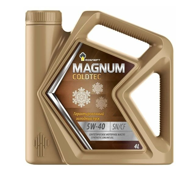 Rosneft ROSNEFT MAGNUM COLDTEC 5W-40 Масло моторное, Синтетическое, 4 л #1