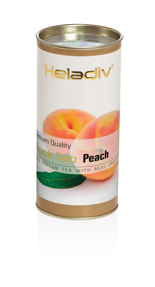 Чай черный листовой Heladiv Peach Туба 100гр #1