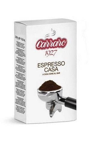 Кофе молотый Carraro Espresso Casa пачка 250гр #1
