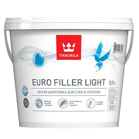 Tikkurila Euro Filler Light / Тиккурила Евро Филлер Лайт шпатлевка ...