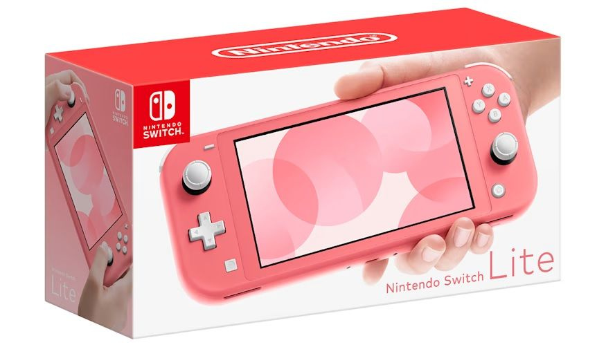 Игровая приставка Nintendo Switch Lite Коралл купить с доставкой по выгодным ценам в 3990