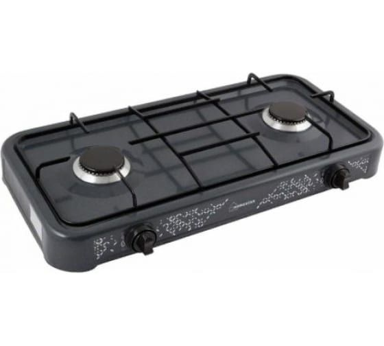 Газовая настольная плита HS-1202 2-х конфорочная, черный - купить с ...