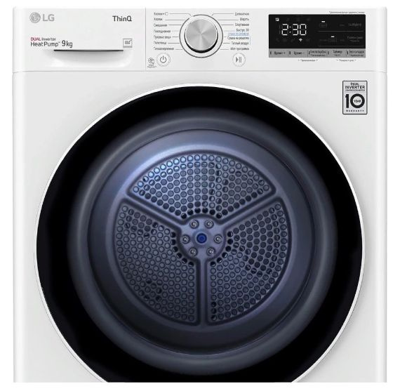 Сушильная машина LG DC90V5V0W, 9 кг купить по выгодной цене в интернет ...