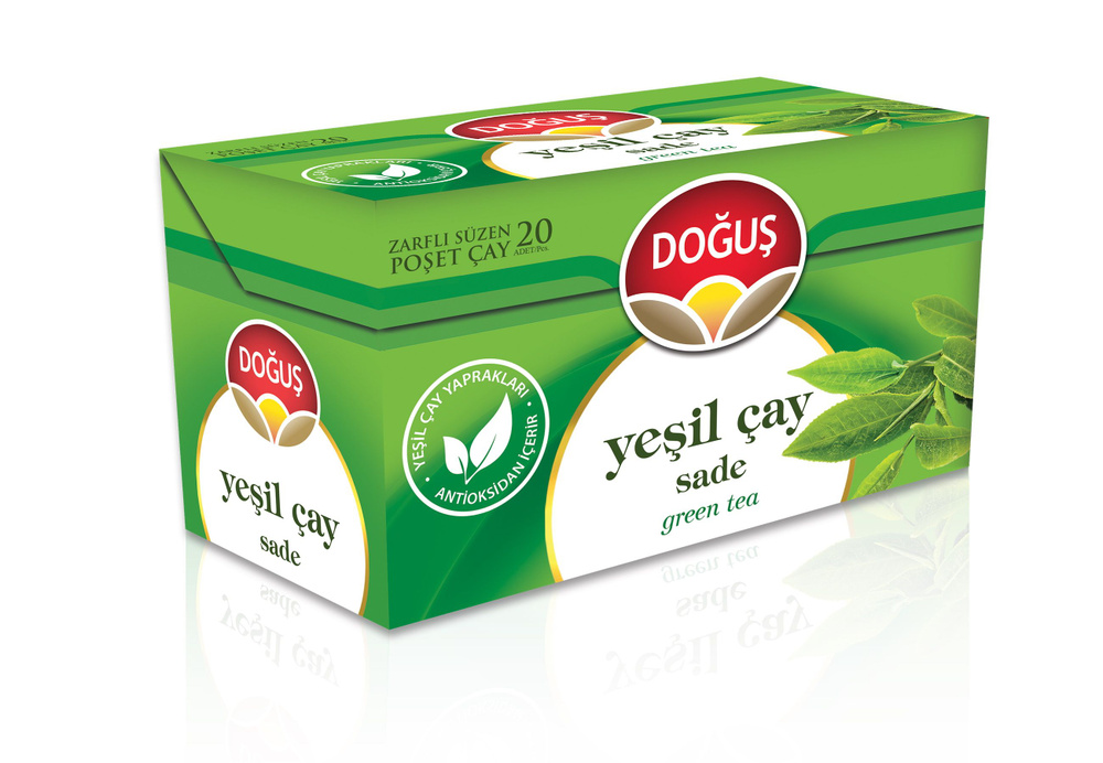 Турецкий зеленый чай (YESIL CAY) DOGUS, 20 пакетиков  #1