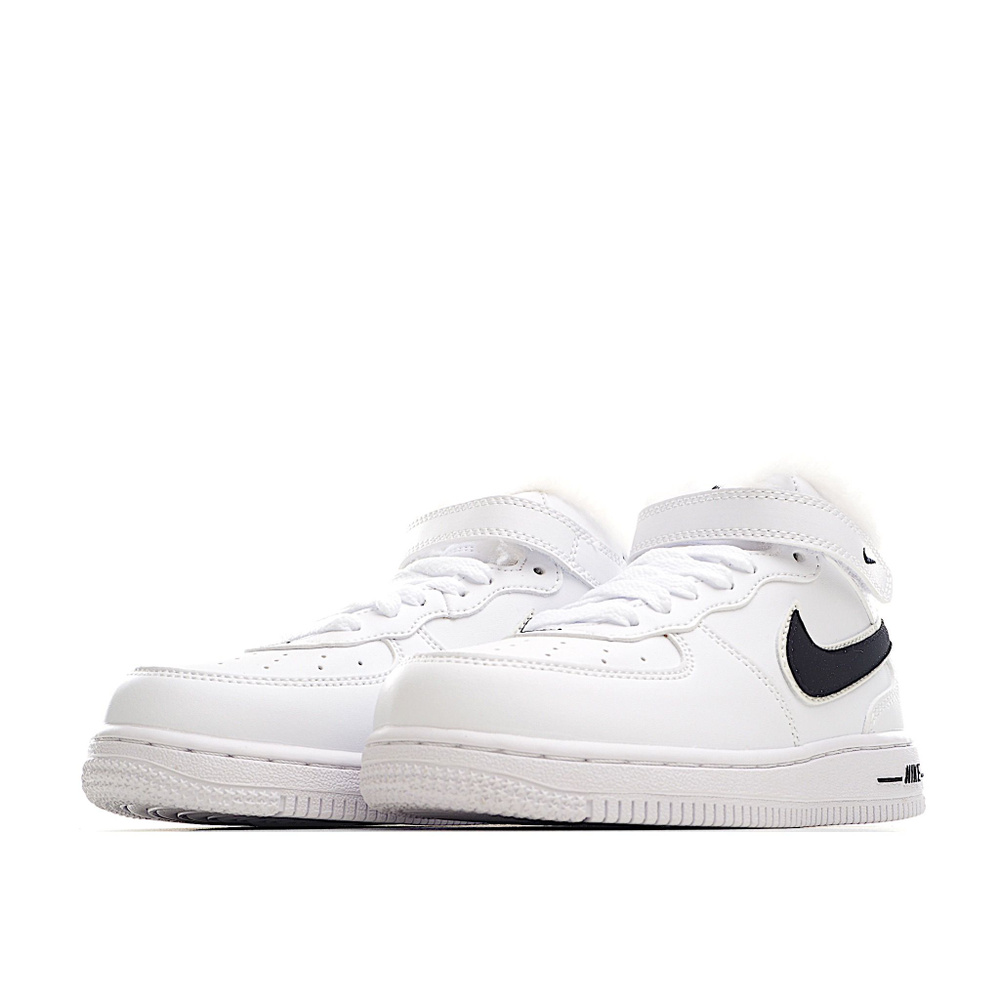 Кроссовки Nike Кроссовки Мальчики, девочки мягкая версия Nike Air Force 1 Mid  #1