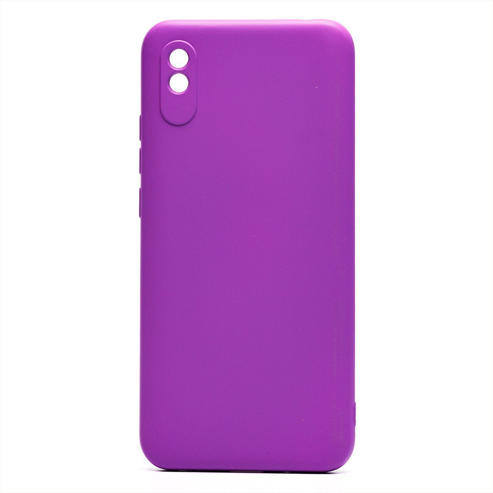 Чехол для Xiaomi Redmi 9A силиконовый Soft Touch 4 <фиолетовый> #1