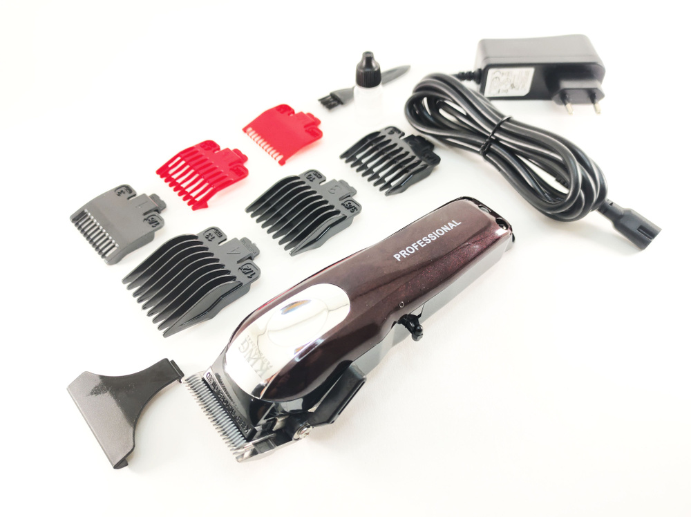 Машинка для стрижки King Professional Cronier cr-11, бордовый - купить ...
