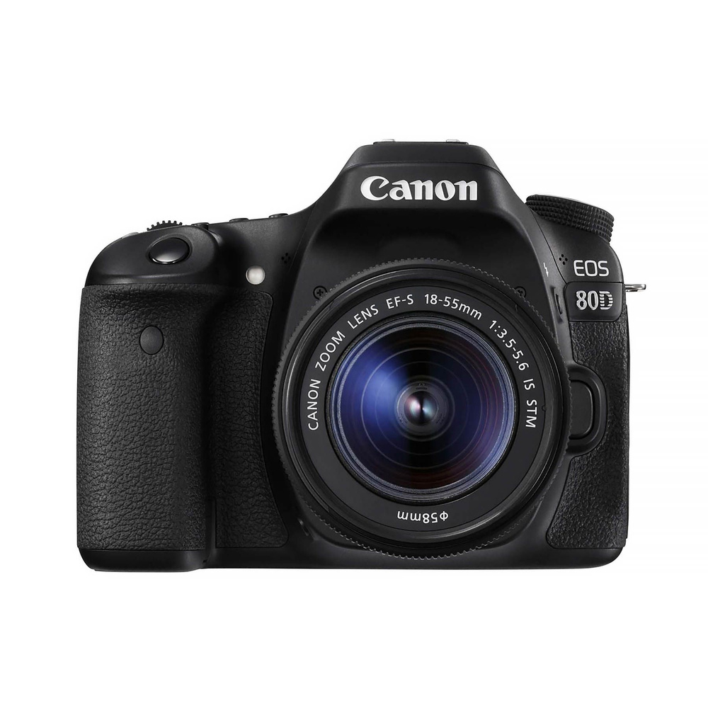 ■美品■Canon キヤノン EOS 80D＋18-55 IS STM Фотоаппарат зеркальный Canon EOS 80D Kit 18-55mm f/3.5-5.6 IS STM