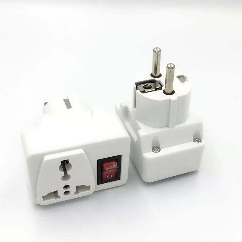 Сетевой переходник ЕВРО-3 с выключателем - купить с доставкой по ...