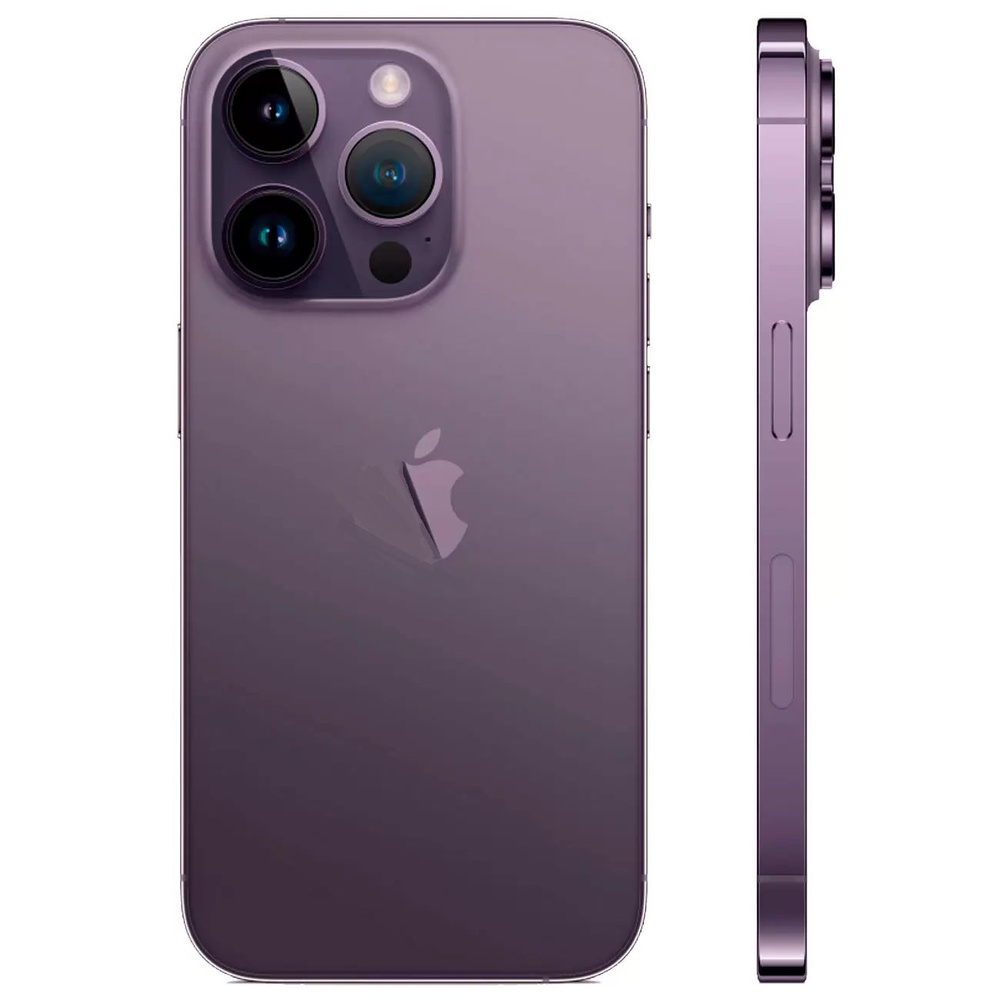 Муляж iPhone 14 Pro Deep Purple / Макет-копия смартфона Айфон 14 Про темно-фиолетовый / Образец для витрины #1