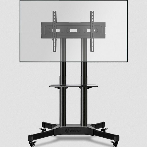 Подставка для телевизора ONKRON TS1351 черный, диагональ 40"-65", максимальная нагрузка 45.5 кг, напольная, #1