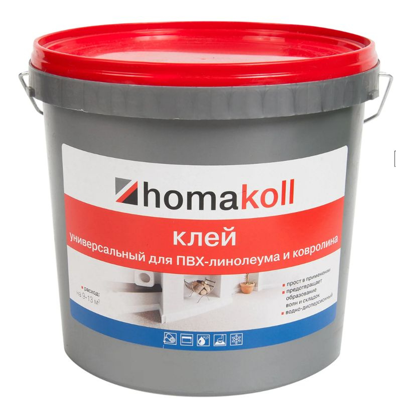 Клей универсальный для линолеума и ковролина Хомакол (Homakoll) 4 кг  #1