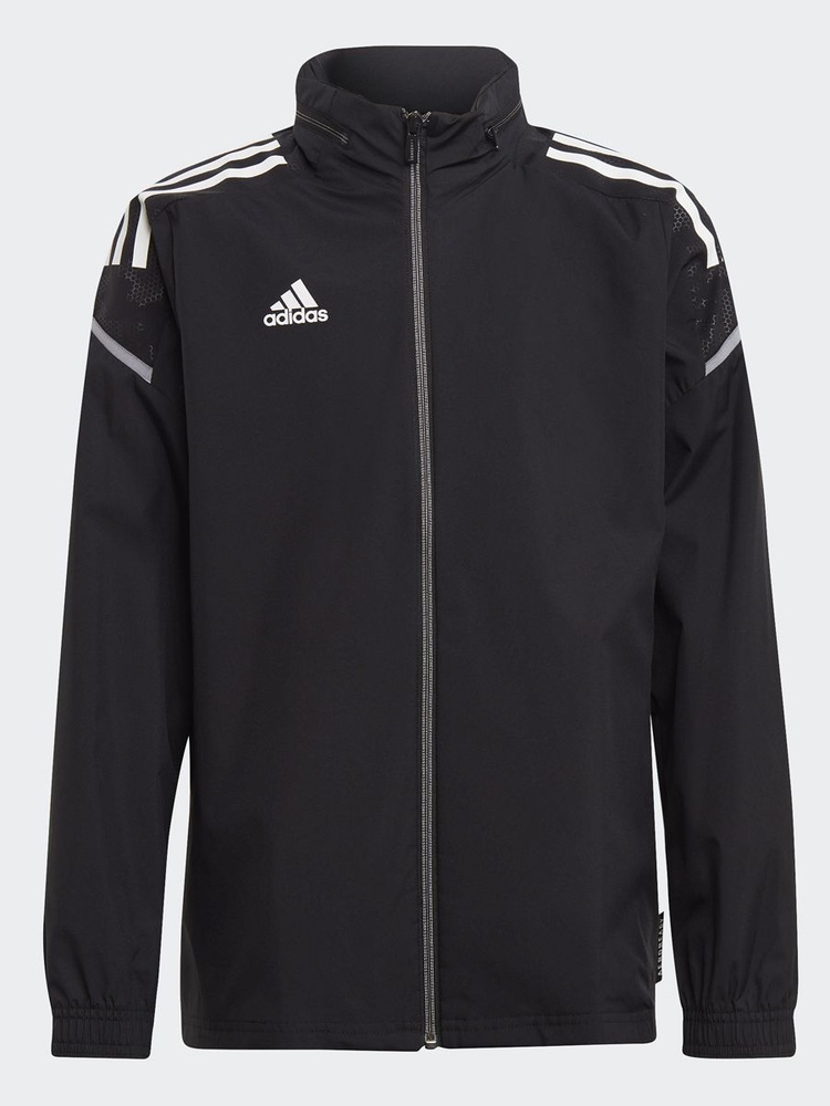 All black adidas windbreaker hotsell