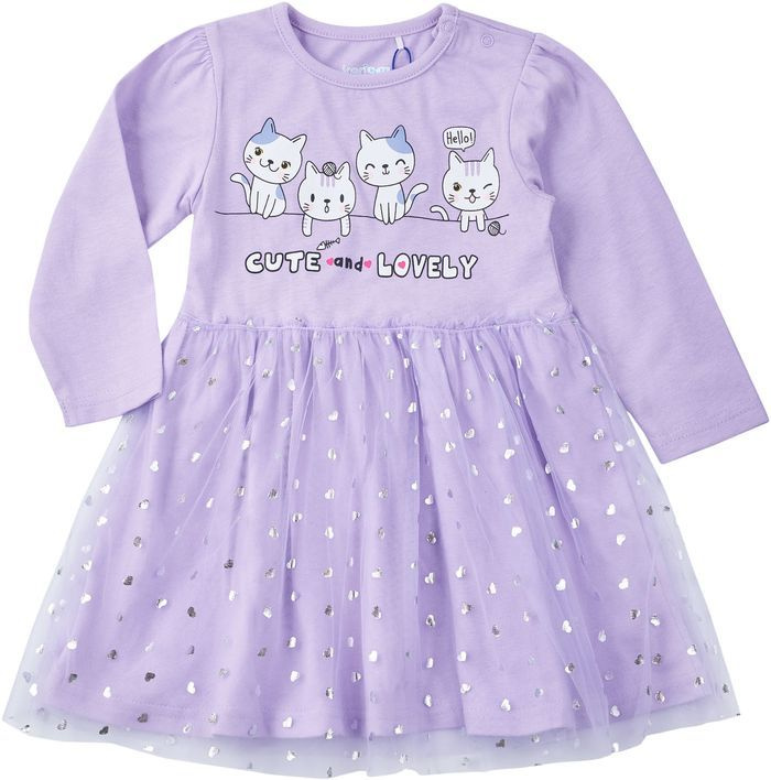 Платье дл.рукав для девочек с тюлевой юбкой SS23B01400502 Kari baby ...
