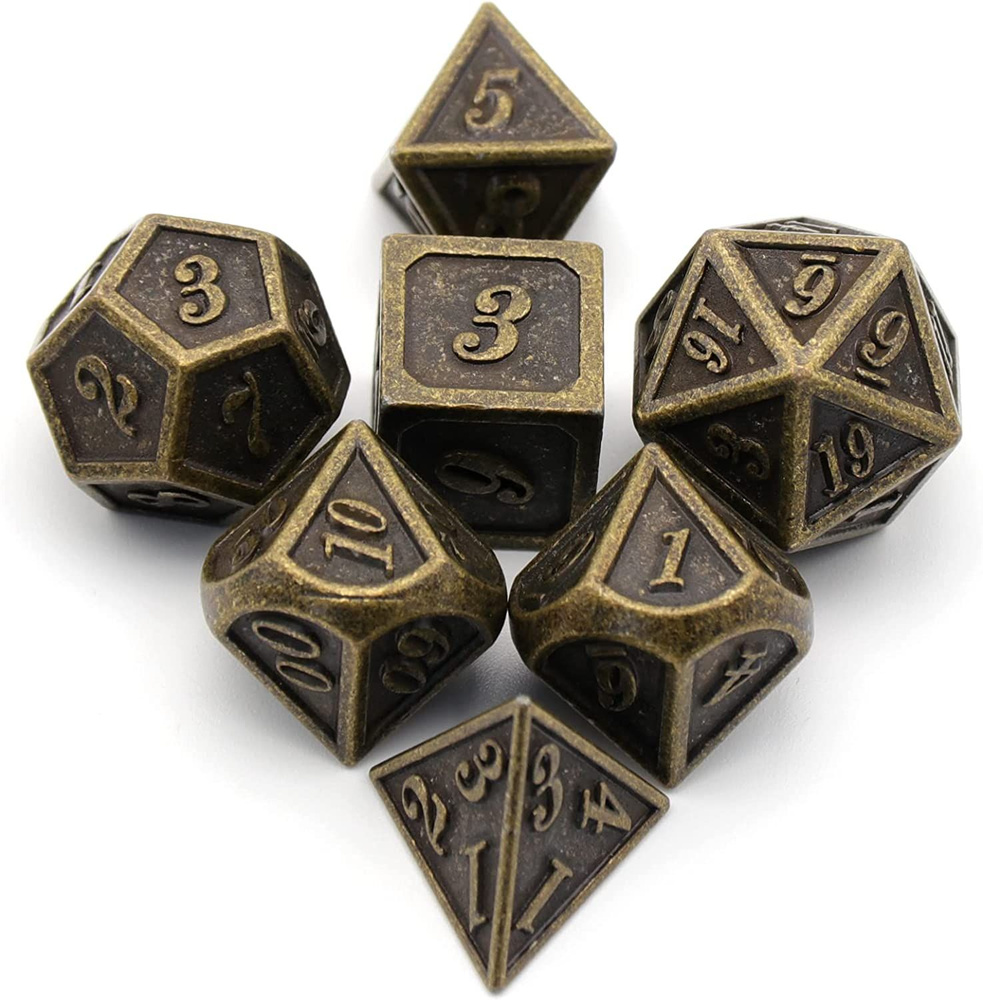 Набор металлических кубиков, Многогранные кости D&D для: Dungeons and  Dragons RPG DND Dice Ролевая игра MTG Настольная игра Shadow Seeker -  купить с доставкой по выгодным ценам в интернет-магазине OZON (854058489)