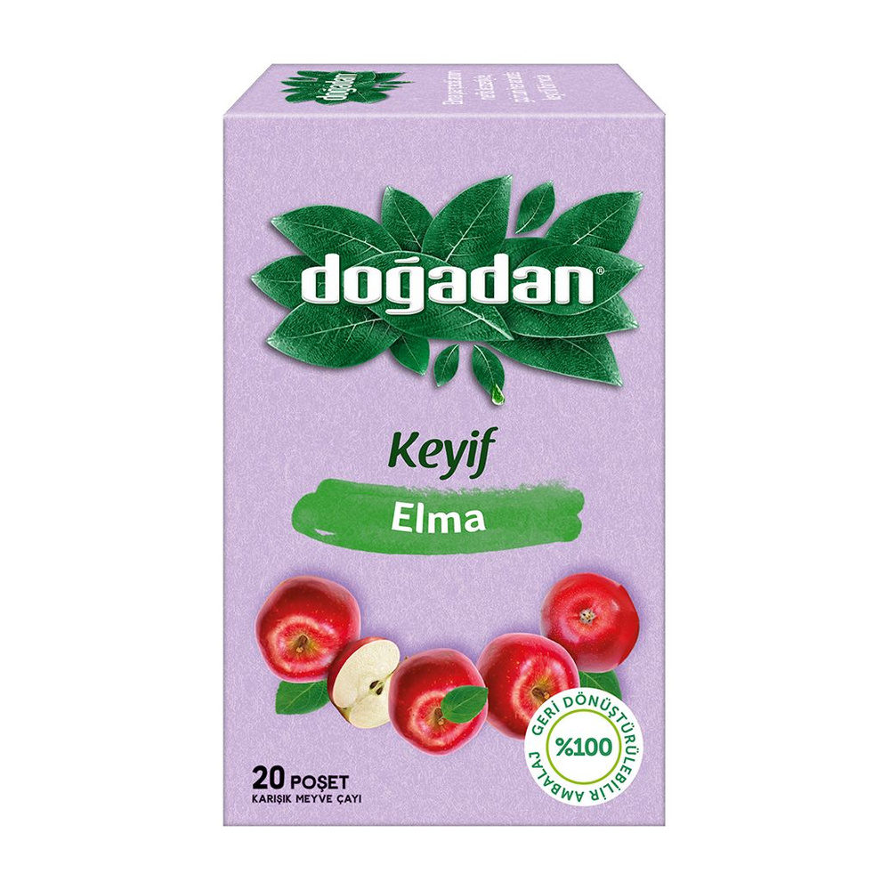 Турецкий фруктово-травяной чай в пакетиках "Красное яблоко", "Dogadan", Kirmizi Elma meyve ve Bitki Cayi, #1