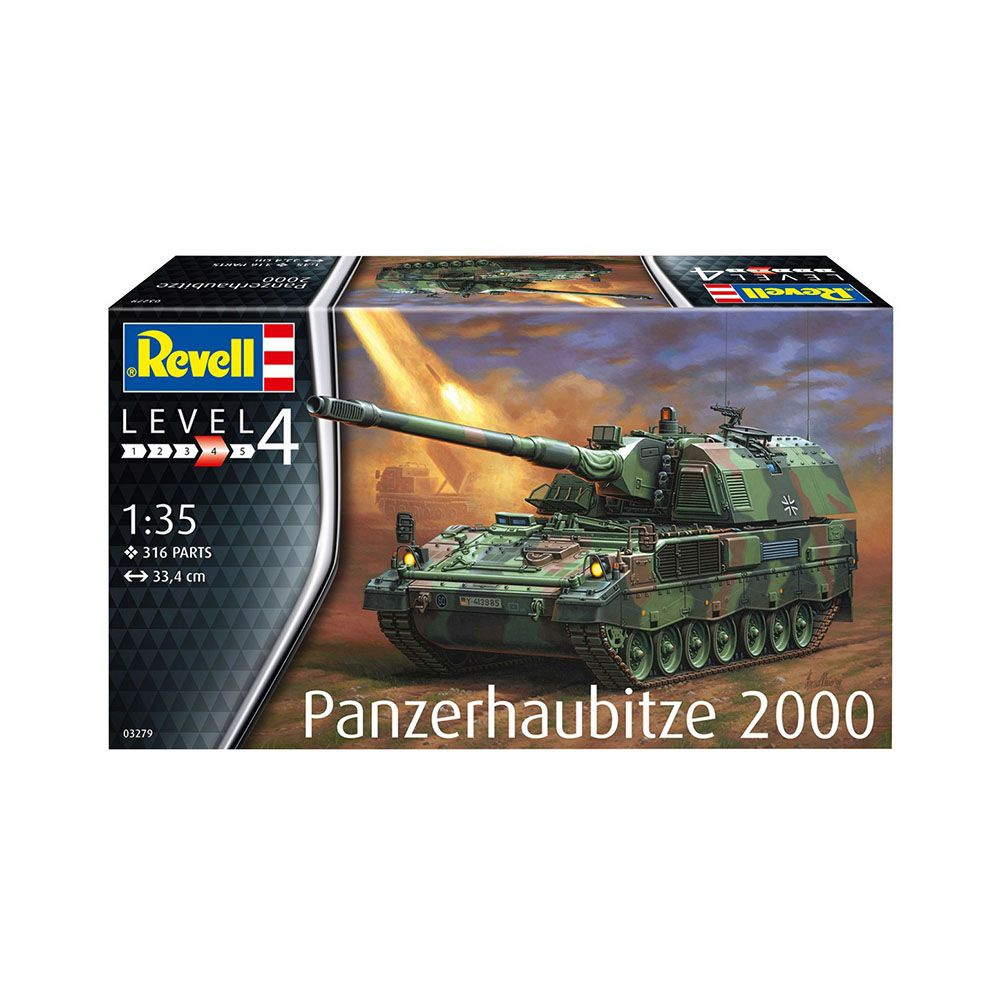 Revell 03279 Модель сборная Немецкая самоходная артиллерийская установка  Panzerhaubitze 2000 1/35 - купить с доставкой по выгодным ценам в  интернет-магазине OZON (863481506)