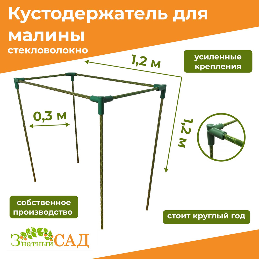 Какие можно сделать конструкции для опоры малины