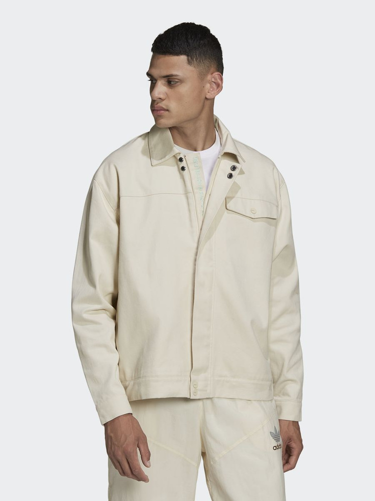 Adidas button up outlet jacket