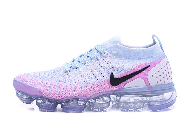 Air vapormax flyknit 2 pink and white best sale