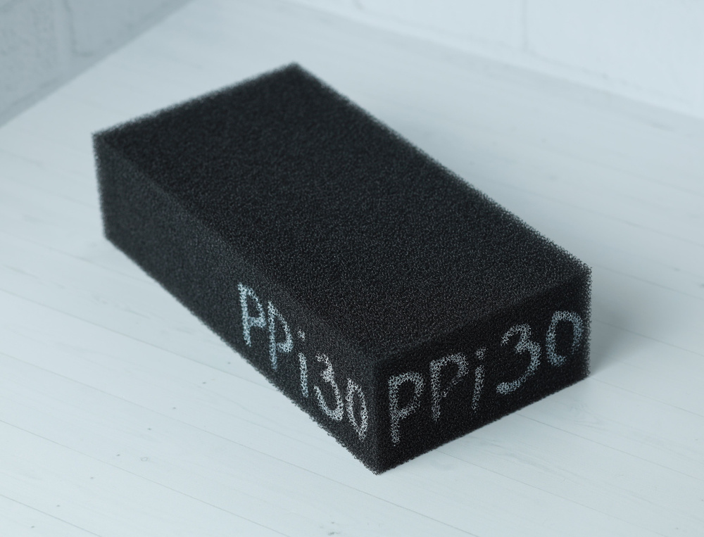 Ретикулированный пенополиуретан PPi30 (для фильтрации воздуха) лист 2000х500х10мм  #1