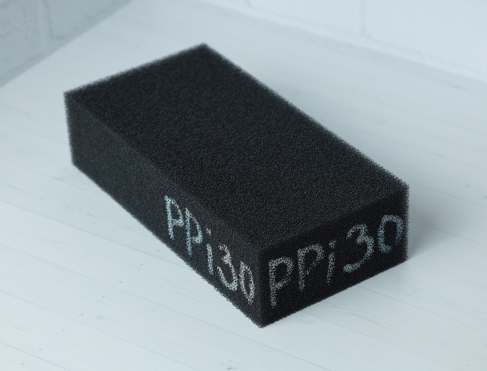 Ретикулированный пенополиуретан PPi30 (для фильтрации воздуха) лист ...