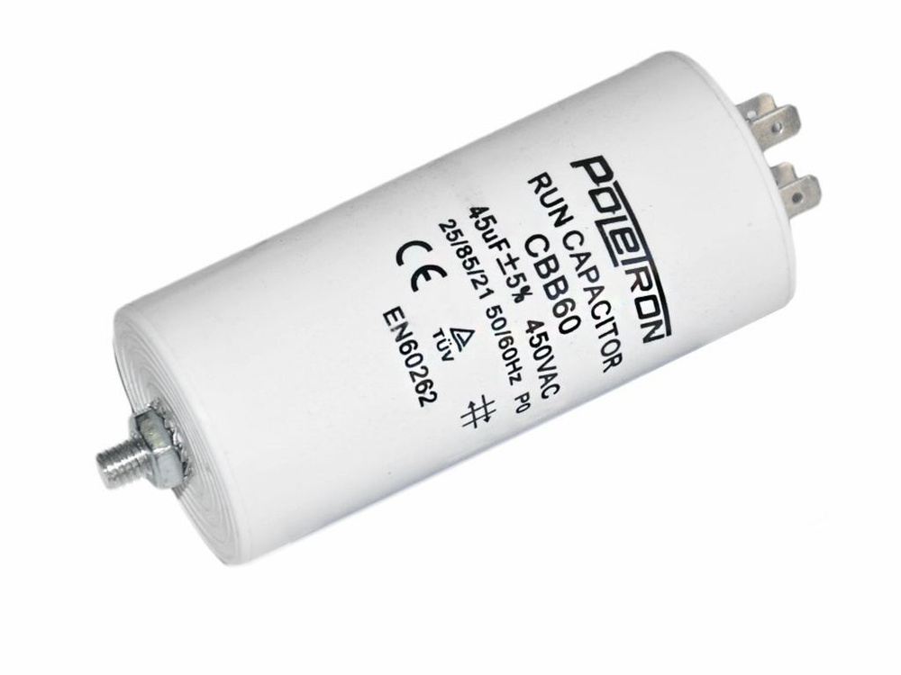 Конденсатор пусковой CBB60 (45uF, 450V) - купить с доставкой по ...