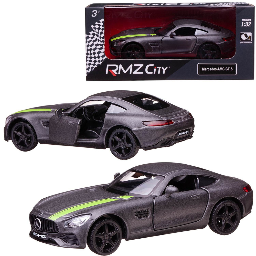 Машинка металлическая Uni-Fortune RMZ City 1:32 Mercedes-Benz GT S AMG 2018 #1