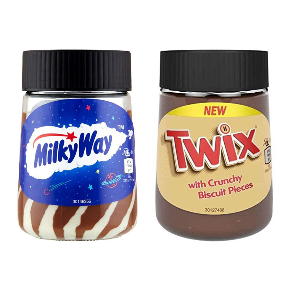 Ассорти шоколадная паста Twix, Milky Way Duo, 2 шт. по 350 гр. Нидерланды  #1