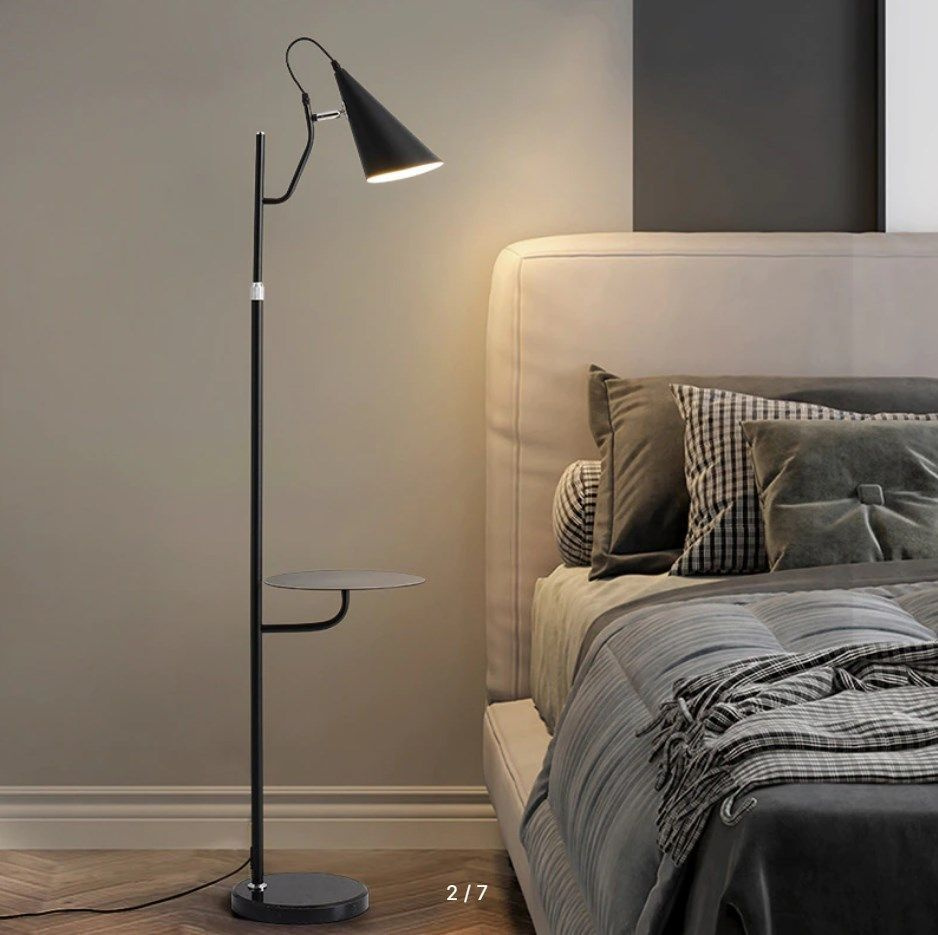 Торшер напольный, напольный светильник, торшер ЭлисСвет, 5837LF/1L BK ...