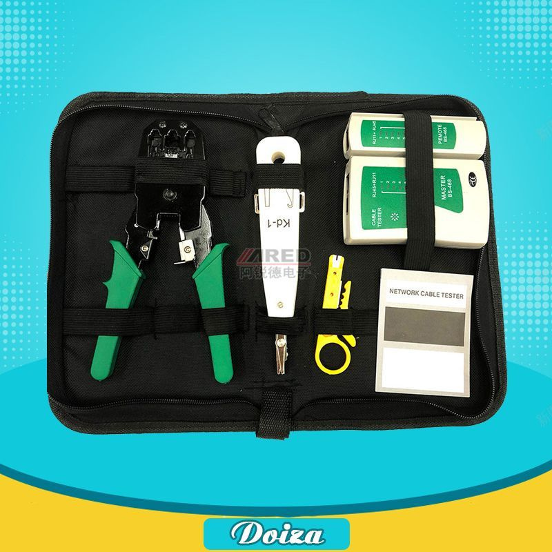 Набор инструментов сетевика / для работы с сетевым кабелем LAN тестер ...