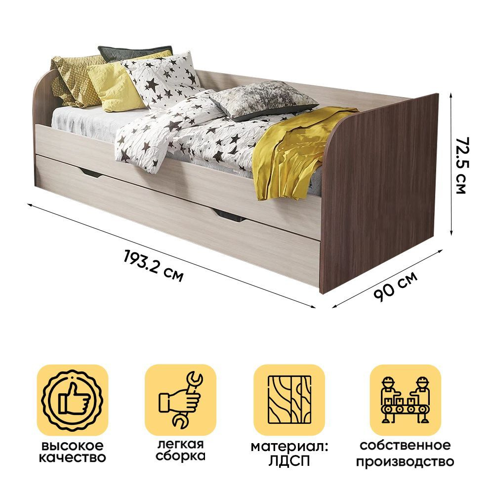 Выдвижные двуспальные кровати — купить в Нижнем Новгороде по выгодным ценам от фабрики «Олмеко»
