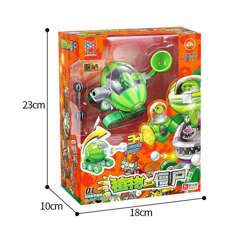 Робот трансформер Зомби против растений 2 в 1 / Игровой набор ...