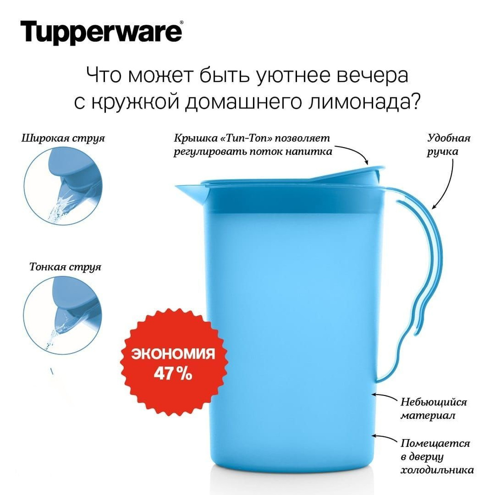 Кувшин Tupperware купить по выгодным ценам в интернет-магазине OZON ...