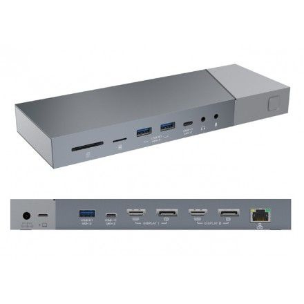 Док-станция KS-is USB Type-C 16 в 1 с БП KS-716 #1