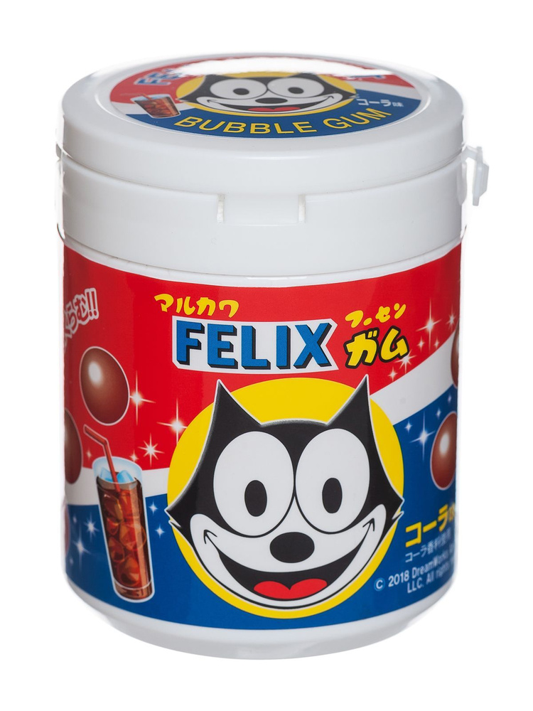Резинка жевательная Marukawa Felix Bottle - Вкус колы 130 гр. Япония  #1
