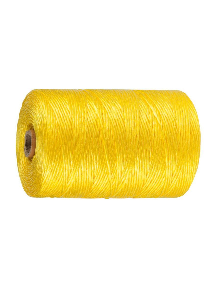 Шпагат пропиленовый 110 м желтый, шнур хозяйственно-бытовой ЗУБР  #1