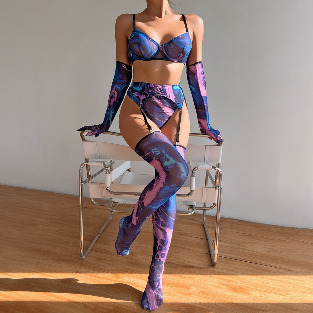 прозрачное эротический Рождественское эротическое белье сексуальный прозрачный женский комплект из  пяти частей купить на OZON по низкой цене (1275784389)