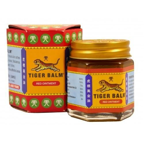 Тайский Тигровый бальзам (Tiger Balm Red) красный, 19,4 гр #1