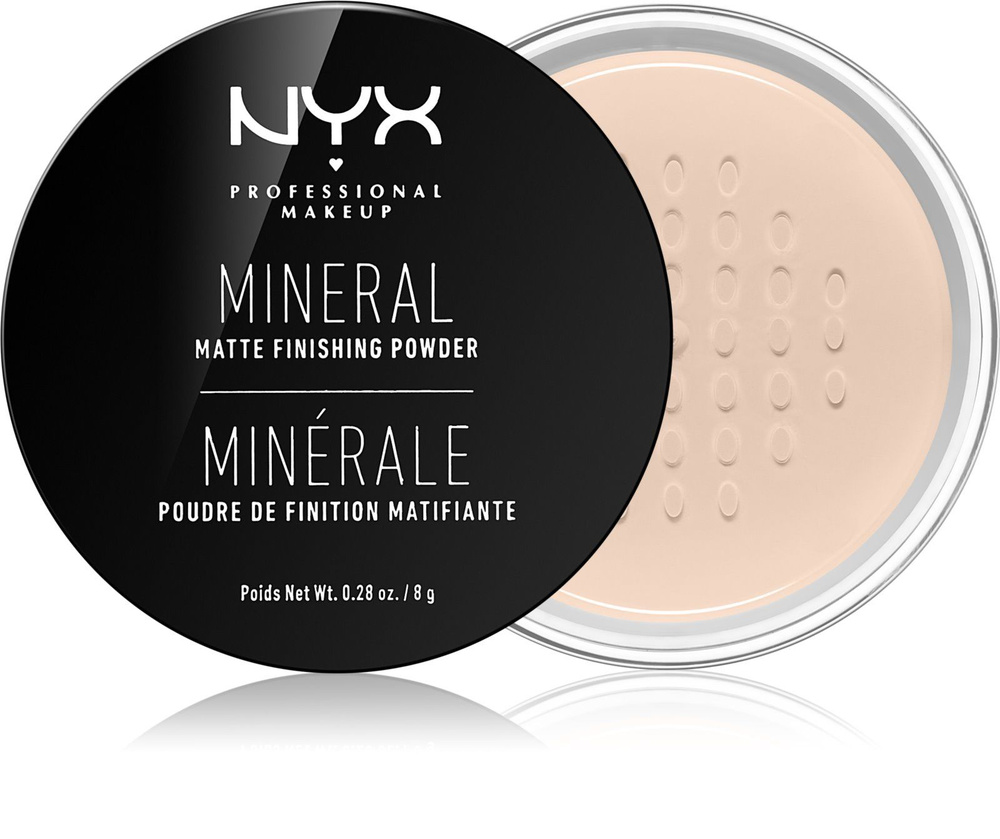 NYX Professional Makeup Mineral Finishing Powder - минеральный порошок / Light/Medium 8 g  #1