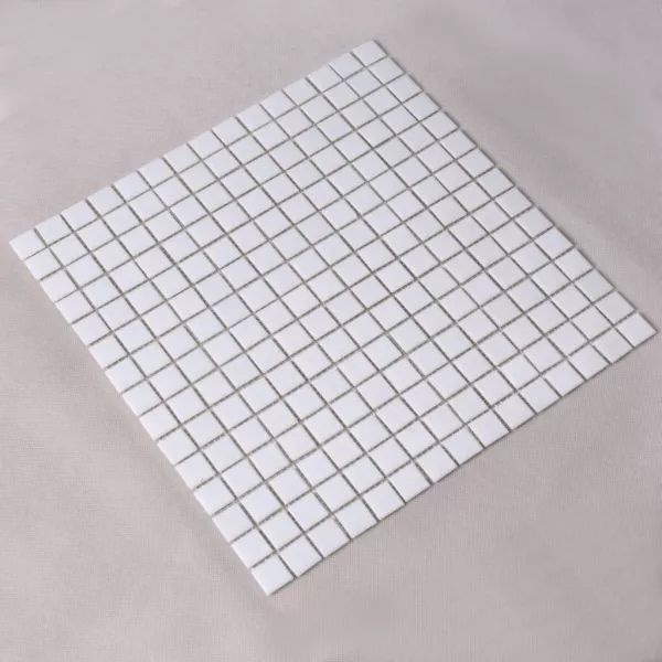 Мозаика Tessare 32,7х32,7х0,4см стекломасса белый шт(LS04) #1