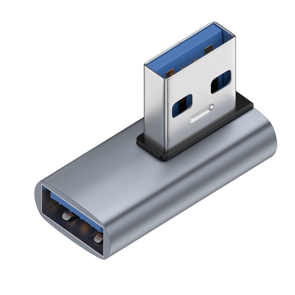 USB 3.0 между мужчинами и женщинами 90-градусный прямоугольный адаптер-удлинитель USB-разъем вверх-вниз #1