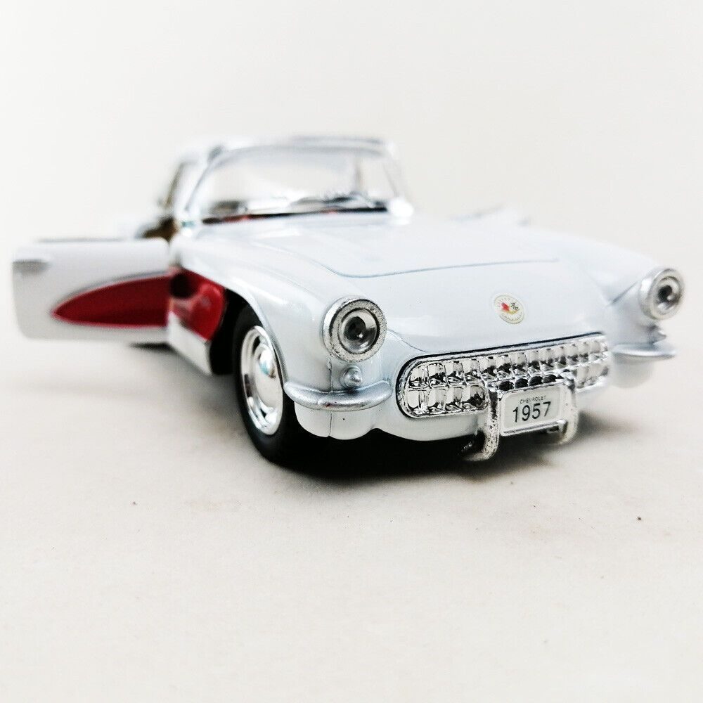 Машинка металлическая Шевроле Корвет Chevrolet Corvette 1957 Kinsmart 1/34 5316DKT металлическая, цвет #1