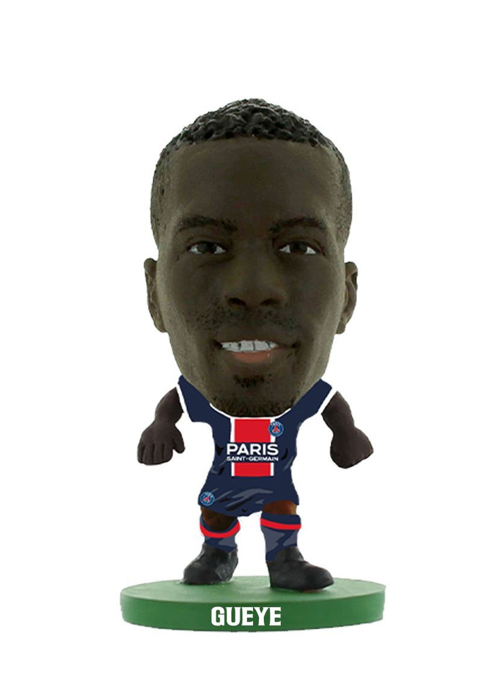 Фигурка SoccerStarz футболиста ФК ПСЖ / Paris St Germain - Idrissa Gueye / Идрисса Гейе - Home V-2023, #1