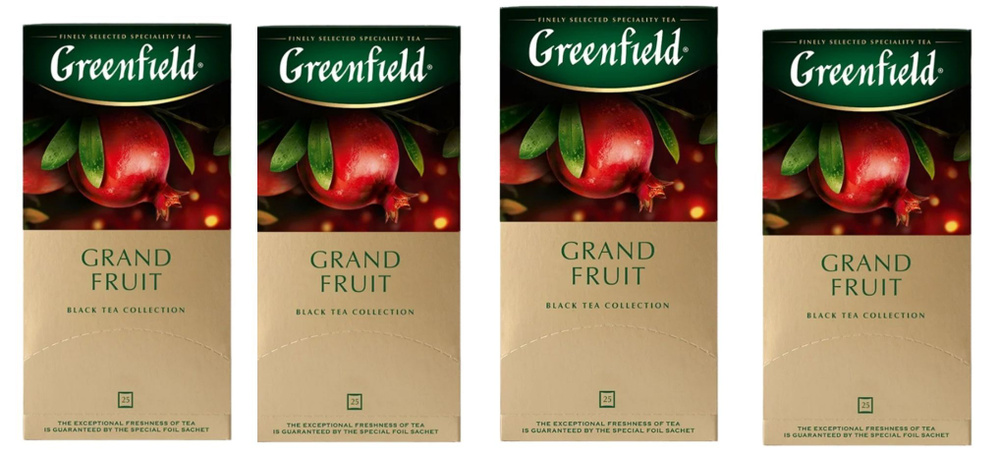 Чай GREENFIELD (Гринфилд) "Grand Fruit" 25 пак.- 5уп #1