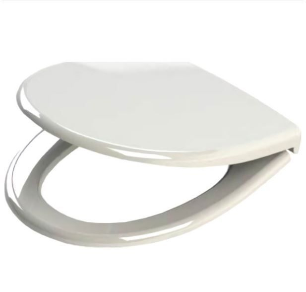 Сиденье для унитаза с микролифтом. Термопласт. Белое универсальное сиденье для унитаза TP.PH.SC.002  #1