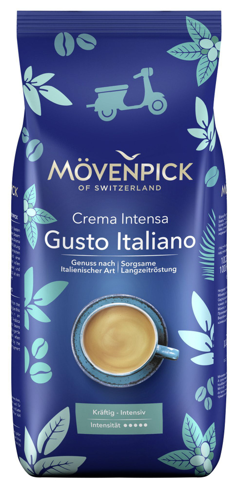 Кофе в зёрнах Movenpick Gusto Italiano 1000г #1