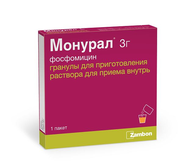 Монурал гранулы для приготовления раствора для приема внутрь 3000мг #1