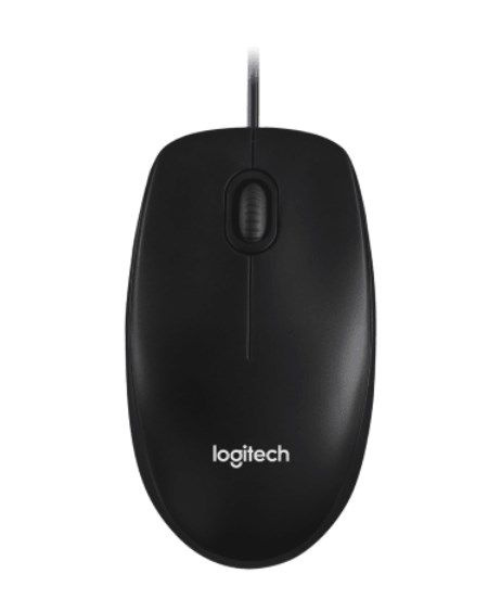 Мышь проводная Logitech Мышь Logitech M100, Black, USB 910-006652 ...