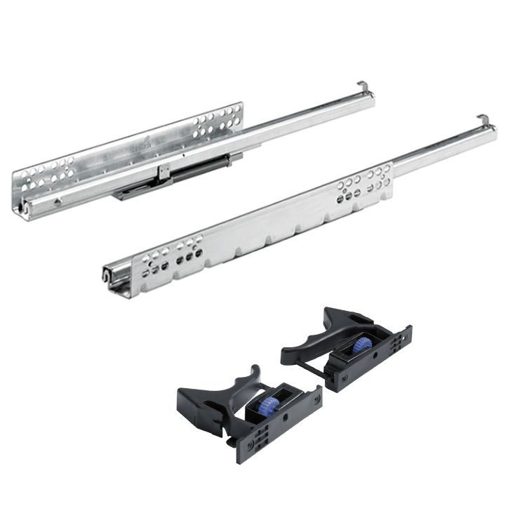 Направляющие для мебели HETTICH Quadro с доводчиком 25 Silent System ...